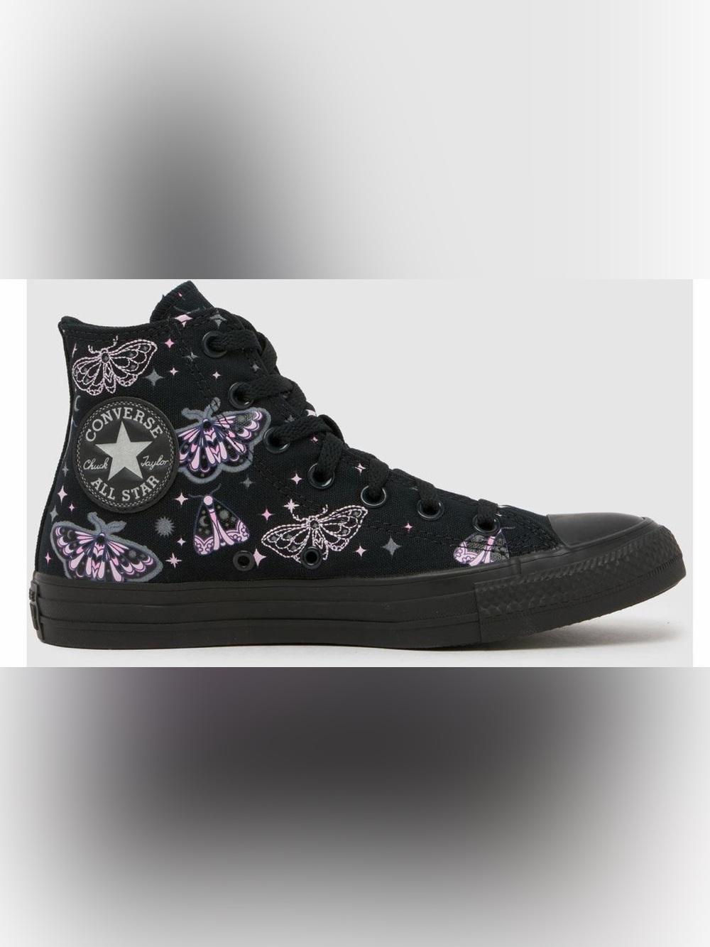 Converse Celestial Moth High Tops sz 9